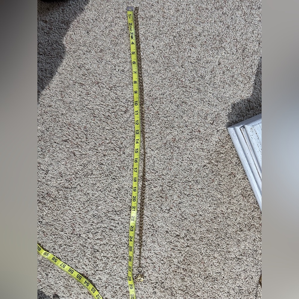 CHANEL Gold Chain Necklace with Paris Pendant - Picture 8 of 12